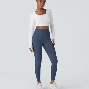 Halara Seamless Flow High Waisted Tummy Control Butt Lifting Yoga Leggings SZ S